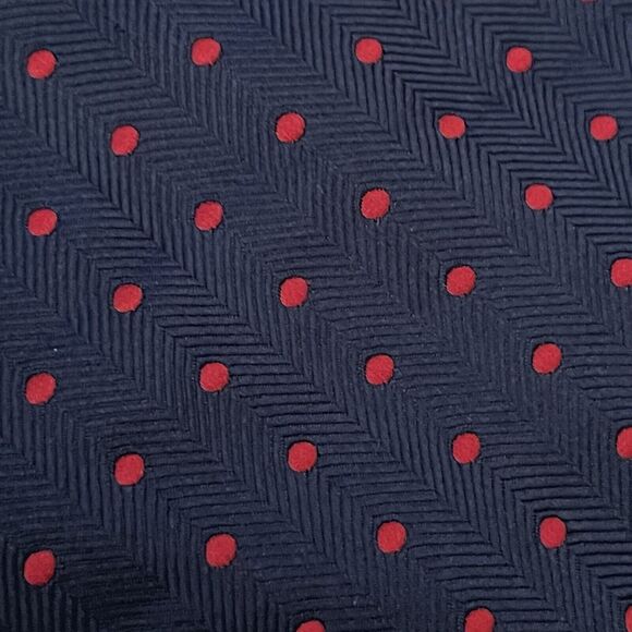 Izod Blue Red 100% Polyester Men’s Neck Tie Made In China - Picture 9 of 9